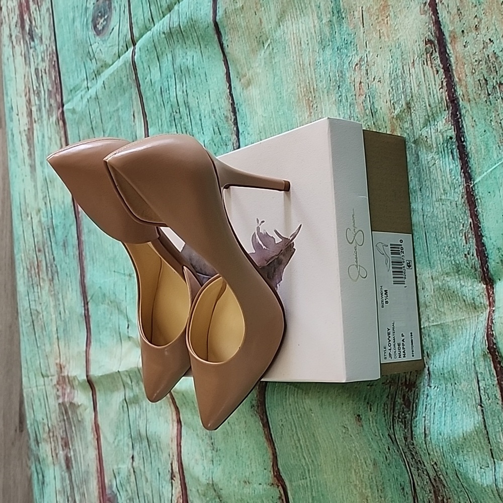 Jessica Simpson Nude Heels size 8.5